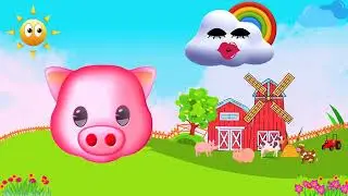 JoliJoy - The Silly Farm Animals #nurseryrhymes #kidsvideo #funny #kidssong #fun #kids #animation