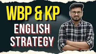 WBP & Kolkata police English Strategy by Vidyakosh | WBP exam Date | wbp english grammar book