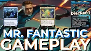 Marvel Superheroes Sneak Preview! Mister Fantastic 4 EDH Gameplay vs Liberty Prime, Venom, Cloud MTG