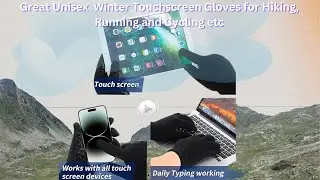 Trendoux Winter Gloves, use your Phone with Gloves On!