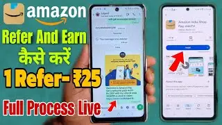 Amazon Refer And Earn Full Process | Amazon Referral Code Kaise Nikale 2024 |Amazon Refer Kaise Kare