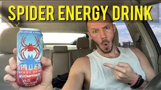 Spider 🕷️ Energy Drink REVIEW | Widowmaker | Red White and Bite