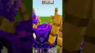 How to make end crystal powerful combination in minecraft | #shorts | #shortsvideo