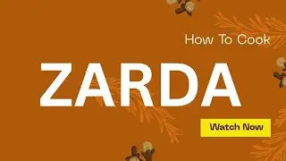 How to make delicious zarda