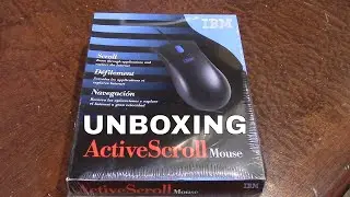 Распаковка НИКОГДА НЕ ОТКРЫВАЛАСЬ 19-летней мыши IBM ActiveScroll
