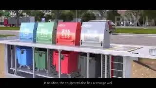 RNKJ Hydraulic Lifting Platform Waste Collection and Storage Systems