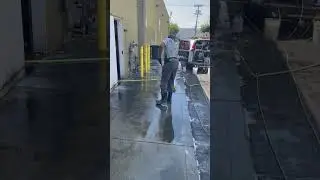 Pretreating grease on concrete.   Part I MG 2401