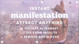 ‧₊˚✧ Manifest Instantly Subliminal | Rapid Results, Manifest Anything Effortlessly + Easily ✧˚₊‧