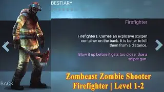 Zombeast Zombie Shooter Gameplay | Firefighter Zombies Level 2