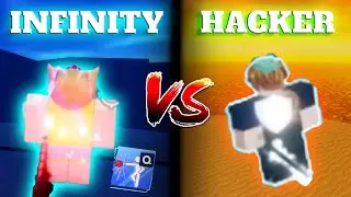 Infinity VS Hackers In Blade Ball...