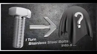 Я превращаю болты из нержавеющей стали в ... | Золотые руки | #mrincrediblyinteresting