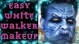 Easy White Walker Makeup - Game of Thrones Night King Face Paint