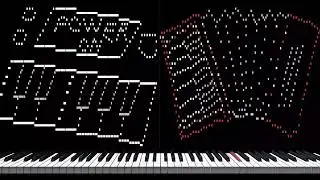 Keyboard Instrument Synth Music (midi art)