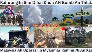 Jan 31 Zing: Khuangli Doakwnak Ih Hriamtuar Pawl Motor In Phur Suak. KIA In Tank Kap Siat. Camp La