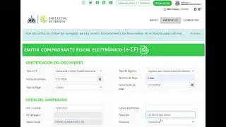 Como utilizar el Facturar electronico de la DGII
