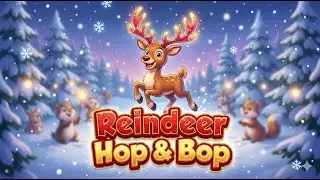 Reindeer Hop & Bop | Fun Christmas Reindeer Dance Song