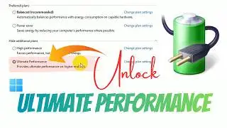 How to Enable Ultimate Performance Mode in Windows 11 | Unlock Hidden Power Plan