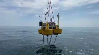 EOLOS FL200 FLiDAR buoy deployment