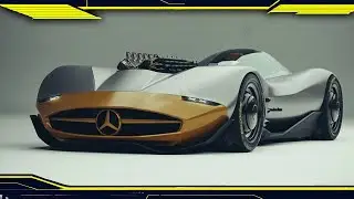 The Mercedes-Benz Concept with a V12 Engine and Bubble Canopy Door: A New Era of Automotive Design