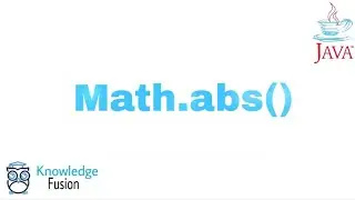 Math.abs() function in JAVA | ICSE