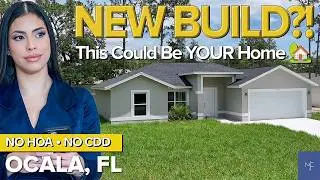 🔥 Modern Ocala Living! Tour This 2025 New Build in Marion Oaks | 3-Bed Dream Home on &frac14; Acre Lot!