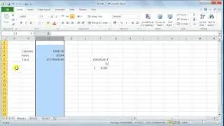 Microsoft Excel 2010 environment user interface - Tutorial 1b