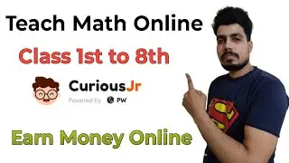 Math Teaching Platform for online earning #curiousjr #teachonline