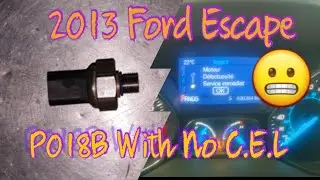 Ford Escape P018b 2013 года (полная диагностика)