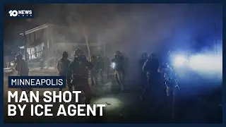 ICE Agent Shoots Man In The Leg As Protests Flare In Minneapolis | 10&rsquo;s Late News