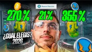 QUE PASA SI INVIERTO $1.000.000 ARS EN BITCOIN, EN PALZO FIJO Y EN BITCOIN HYPER EN 2026