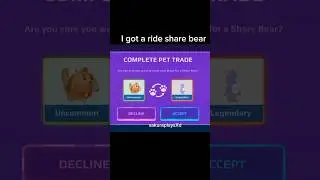 Trading a ride Bruce for a Share bear🥹🔥#pkxd#pkxdgame#pkxdgameplay#gaming#shorts#pkxduniverse#yt