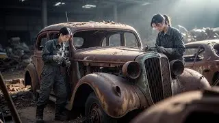 Extreme ASMR Restoration of a Rusted Jeep Bantam BRC-40 (1940) #restoration