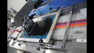 2colors Elastic rubber band automatic screen printing machine