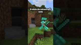 O ciclo sem fim do minecraft #minecraft #minecraftsolo #minecraftshorts