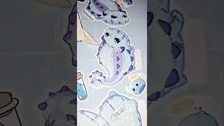 Sticker befreien, immer zufriedenstellend, nicht &ograve;.&oacute; #aufkleber #sticker #dinos #winter