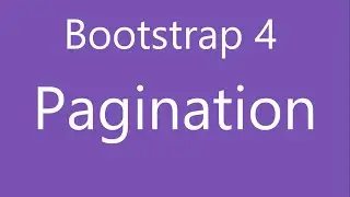 Bootstrap Pagination