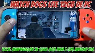 TESTEI WATCH DOGS DE PC NO POCO X6! VERS&Atilde;O LITE 12GB NO WINLATOR 😱