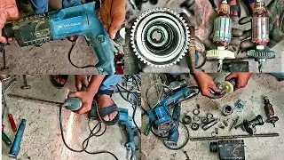 Advance  AP - RH -20B Hammer Drill machine repair ,  2-20 Hammer Drill machine Bit locking problem