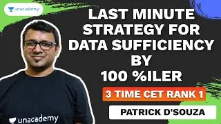 Last Minute Strategy for Data Sufficiency | MAHCET 2020 | by 100 %iler by Patrick D'souza