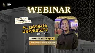 Webinar Beasiswa Al-Qasimia University (UEA) Bersama Ustadz Hadiseno