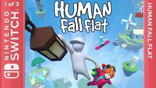 Human Fall Flat - Nintendo Switch [Longplay 1 of 3, Split Screen]