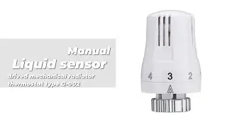 Liquid sensor drived mechanical radiator thermostat type G-002