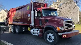 A.J. Blosenski &bull; Mack Granite McNeilus RL Collecting Recycling