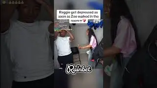 Reggie got depressed when she walked in #funny
