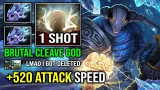 WTF +520 Attack Speed Double Moon Shard Sven Brutal 1 Shot Anyone 7.32e Dota 2