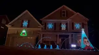 Eade Christmas Lights 2024 - Blinding Lights
