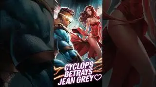 Cyclops Betrays Jean Grey 💔 #XMen #Cyclops #JeanGrey #EmmaFrost #Marvel #shorts #comics