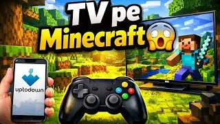 TV पर Minecraft कैसे चलाया 😱 | UpToDown से | Full Working#minecraft #kinddepieyt#video 