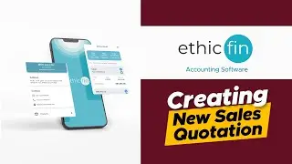 How to Create new sales quotation in Ethicfin Accounting  Software