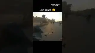Pulsar RS 200 live crash🥵||live bike crash💥||#rs200 #crash #bikecrashing #motovlog
